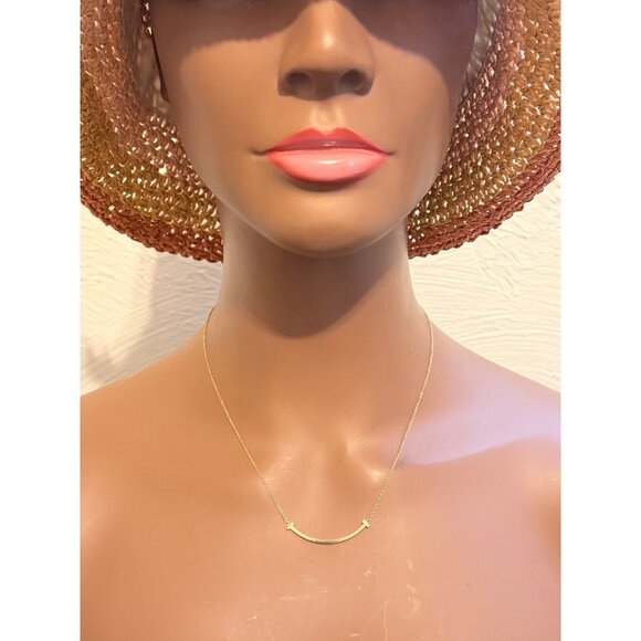 T&Co. 18k Rose Gold Smile Necklace - Picture 8 of 9